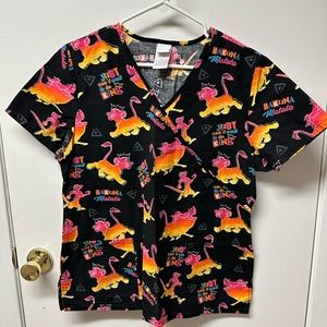 Women’s scrub top, excellent condition.